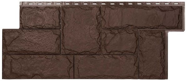 Фасадная панель T-Сайдинг-МАРСЕЛЬ ЭКО-1 Браун купить в Александрове