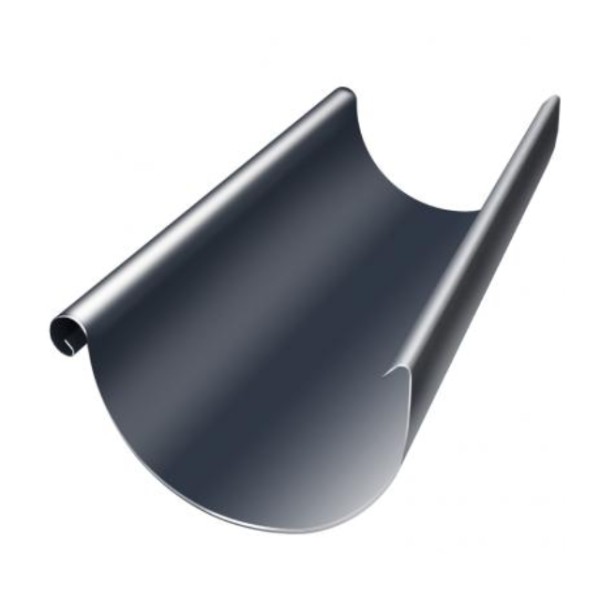 Водосток Grand Line 150x100 – Полукруглый желоб 3 метра RAL 7024 купить в Александрове