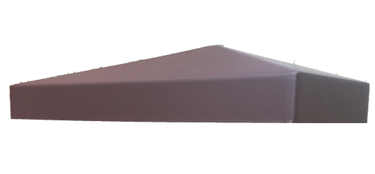 Крышка столба коричневая купить в Александрове