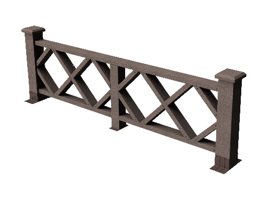 Ограждения декоративное ДПК GRINDERDECO Миллениум венге купить в Александрове