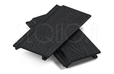 Доска фасадная ДПК 3D SEQUOIA Evolution WOOD BLACK