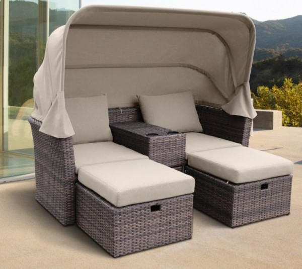 Комплект мебели AFINA плетеной из иск. ротанга AFM-330B Brown купить в Александрове