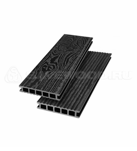 Террасная доска из ДПК SW Ornus тангенциальный распил черный купить в Александрове