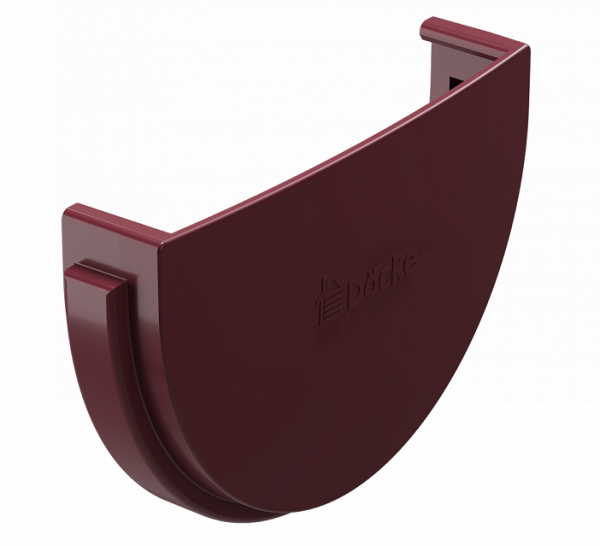 Заглушка желоба ПВХ Docke STANDART красный купить в Александрове