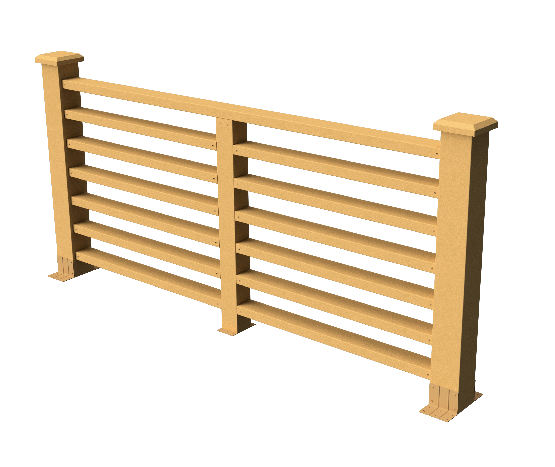 Ограждения декоративное ДПК GRINDERDECO Марсело песчаник купить в Александрове