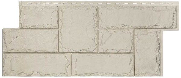 Фасадная панель T-Сайдинг-МАРСЕЛЬ ЭКО-1 Уайт купить в Александрове