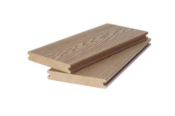 Доска террасная 3D фактура дерева POLIVAN GROUP двухсторонняя полнотелая SINGARAJA песочный купить в Александрове