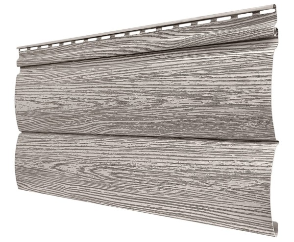 Виниловый сайдинг tecos, серия lux - оцилиндрованный брус двойной, - алтайская берёза купить в Александрове