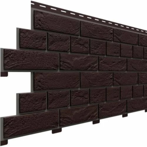 Фасадная панель Доломит Кирпич Славянка Коричневый  купить в Александрове