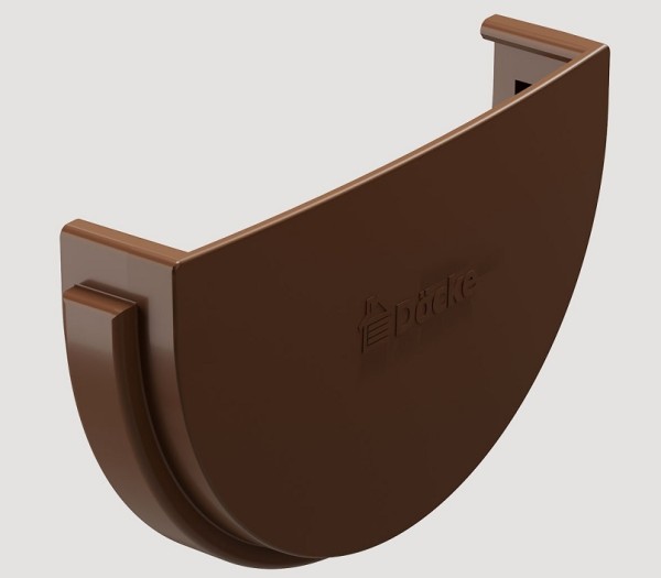 Заглушка желоба ПВХ Docke STANDART Светло-коричневый купить в Александрове