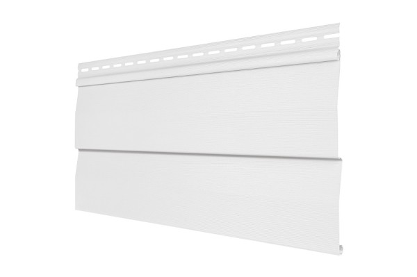 Виниловый сайдинг Tecos - корабельный брус, белый купить в Александрове