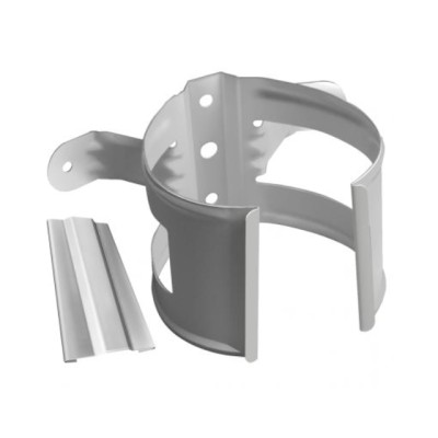 Водосток Grand Line 150x100 – Хомут трубы (на дерево) RAL 9003