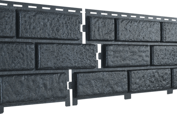 Фасадная панель Ю-Пласт Стоун Хаус Кирпич Графитовый купить в Александрове