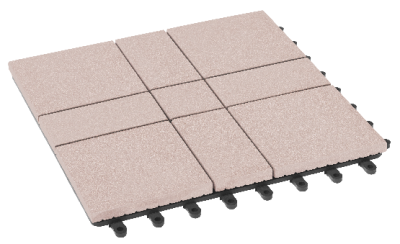 Модульный паркет ДПК GRINDERDECO Люкс 11 Выбеленный дуб