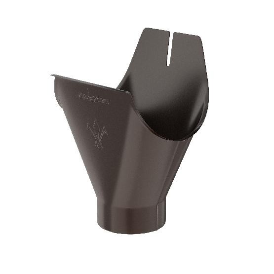 Водосток Aquasistem, система 125x90 - Воронка желоба RR 32 Тёмно-Коричневый купить в Александрове