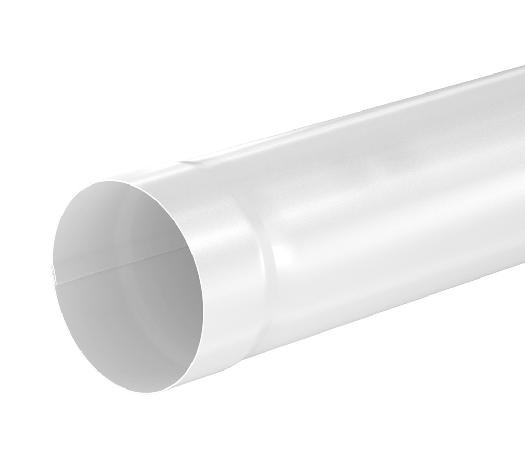 Водосток Aquasistem, система 125x90 - Труба водосточная 3.00м RAL 9003 Белый купить в Александрове