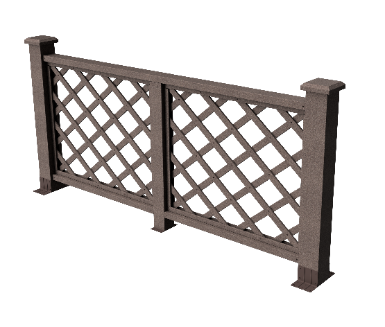 Ограждения декоративное ДПК GRINDERDECO Ламбет венге купить в Александрове