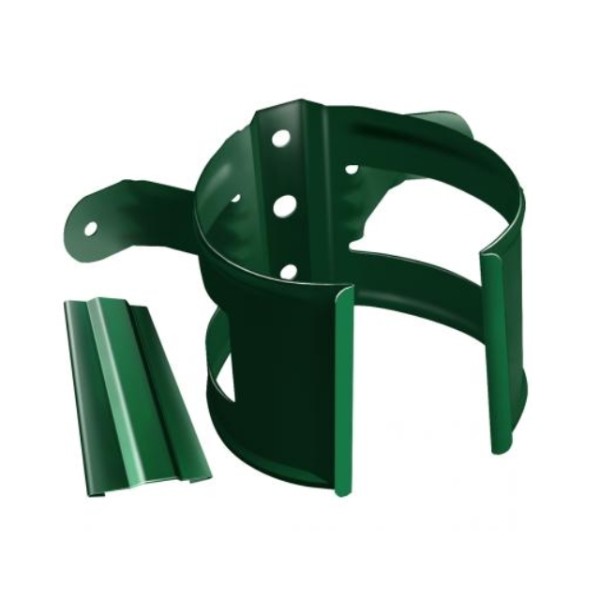 Водосток Grand Line 125x90 – Хомут трубы (на дерево) RAL 6005 купить в Александрове