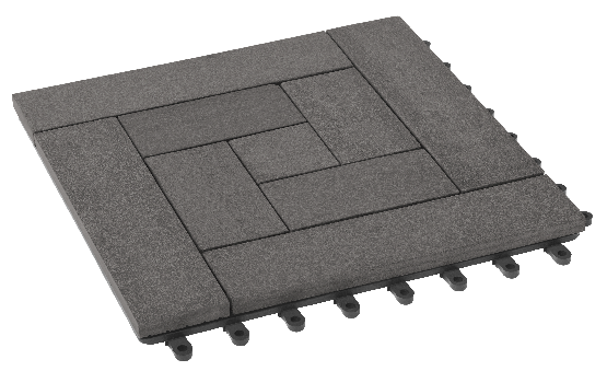 Модульный паркет ДПК GRINDERDECO Люкс 10 Серый базальт купить в Александрове