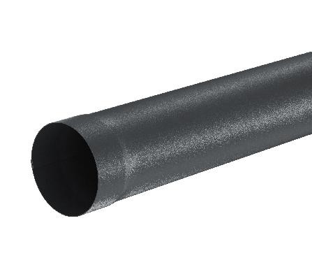 Водосток Aquasistem, Система 125/90 - Труба водосточная 1.00м RR 23 Маренго matt купить в Александрове