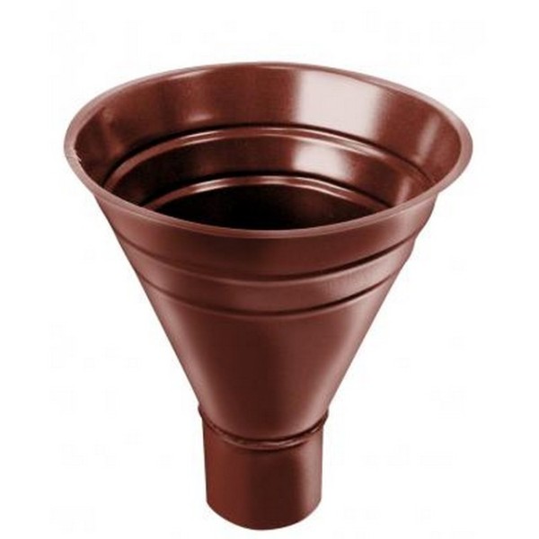 Водосток Grand Line 125x90 –  Воронка водосборная RAL 8004 купить в Александрове