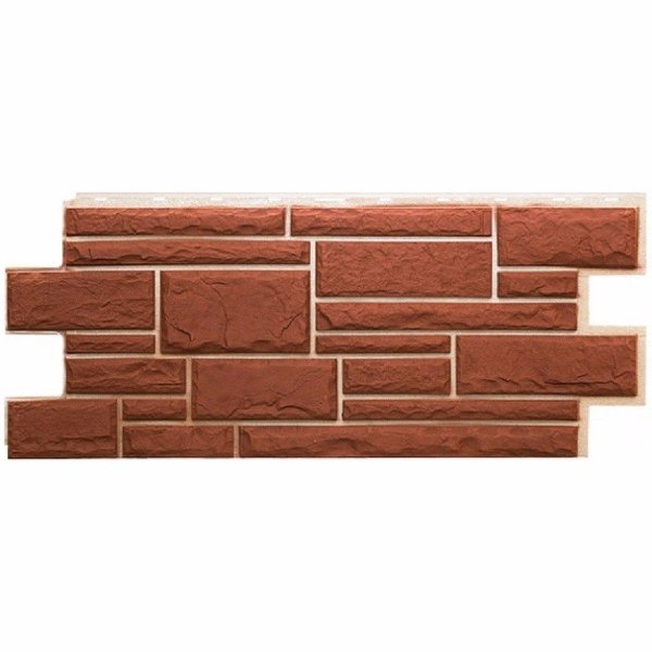 Фасадная панель Техоснастка, Камень Дикий, Коричневый купить в Александрове