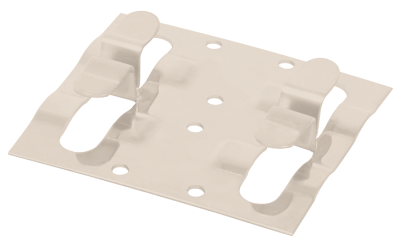 Кляймер рядный Grinder для монтажа наличника белый