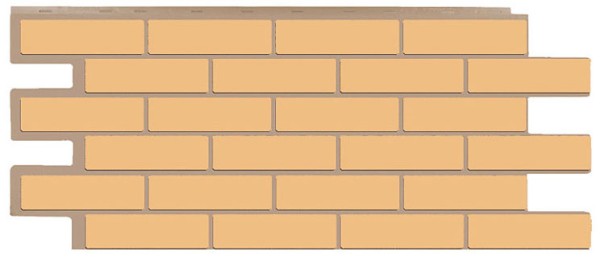 Фасадная панель T-Сайдинг - Кирпич Модерн Бежевый купить в Александрове