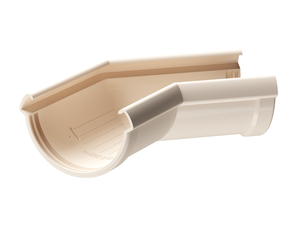 Угол желоба 135° Docke Lux ПВХ Латте купить в Александрове