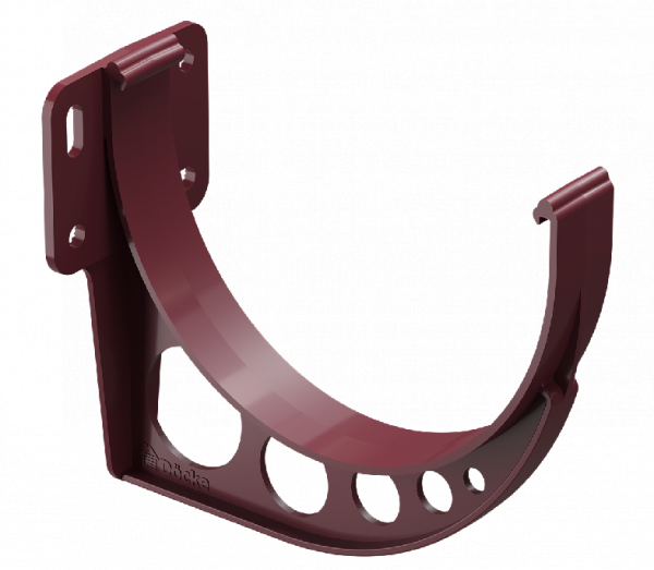 Кронштейн желоба ПВХ Docke STANDART красный купить в Александрове