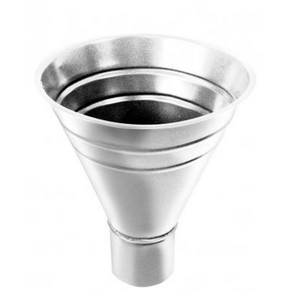 Водосток Grand Line 125x90 – Воронка водосборная RAL 9003 купить в Александрове