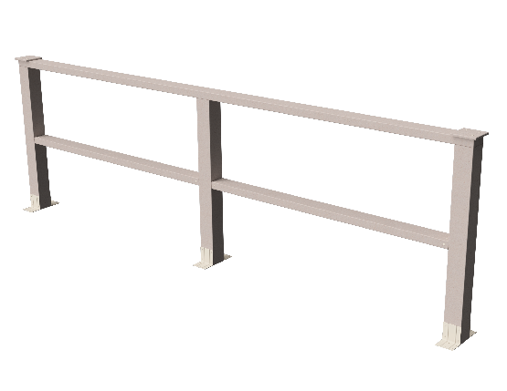 Ограждения декоративное ДПК GRINDERDECO Ковбойская изгородь выбеленый дуб купить в Александрове