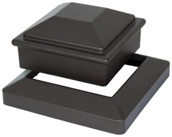 Комплект крышка и юбка для столба Polivan SINGARAJA из алюминия купить в Александрове