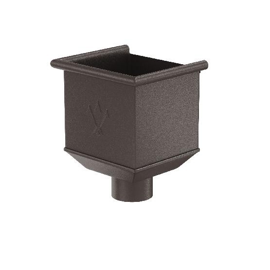 Водосток Aquasistem, Система 125x90 - Водосборная воронка RR 32 Тёмно-коричневый matt купить в Александрове