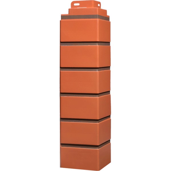 Угол Фасайдинг Серия  «Кирпич клинкерный» Керамический купить в Александрове