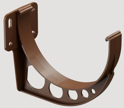Кронштейн желоба ПВХ Docke STANDART Светло-коричневый