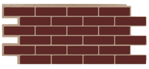 Фасадная панель T-Сайдинг - Кирпич Модерн Коричневый купить в Александрове