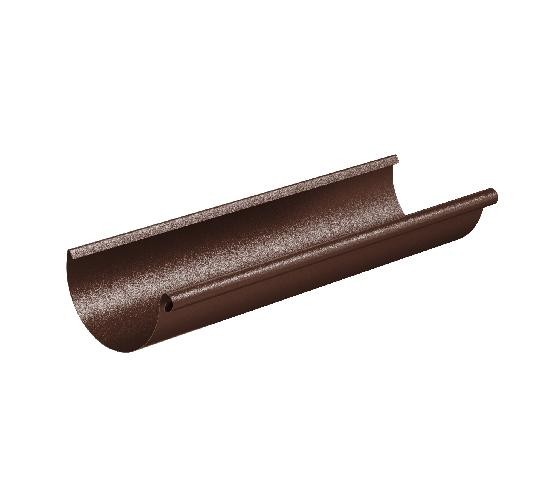 Водосток Aquasistem, Система 125x90 - Желоб водосточный 3 метра RAL 8017 Коричневый matt купить в Александрове