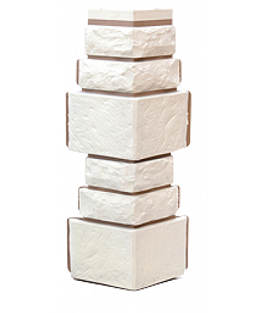 Угол T-Сайдинг-Дикий Камень Белый купить в Александрове