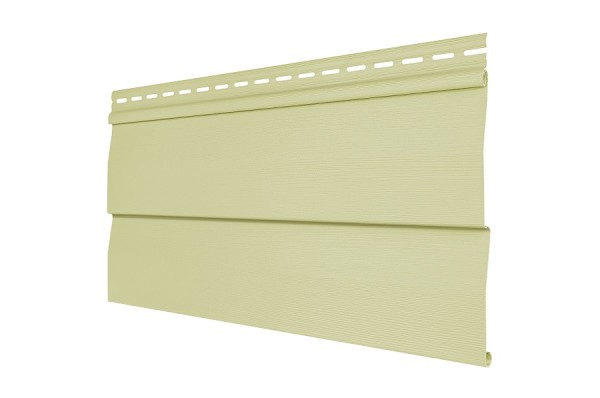 Виниловый сайдинг Tecos - корабельный брус, светло-желтый  купить в Александрове