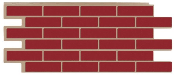 Фасадная панель T-Сайдинг - Кирпич Модерн Красный купить в Александрове