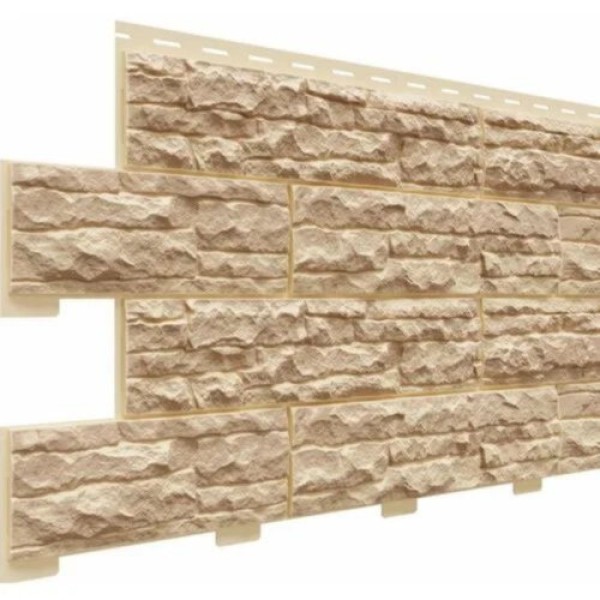 Фасадная панель Доломит Скалистый риф Люкс Карамель купить в Александрове