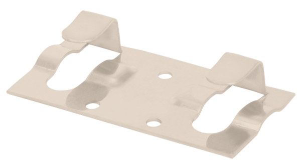 Кляймер стартовый Grinder для монтажа наличника белый купить в Александрове