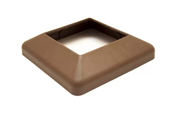 Крышка нижняя ПВХ для столба Deckart 100х100 Шоколад купить в Александрове