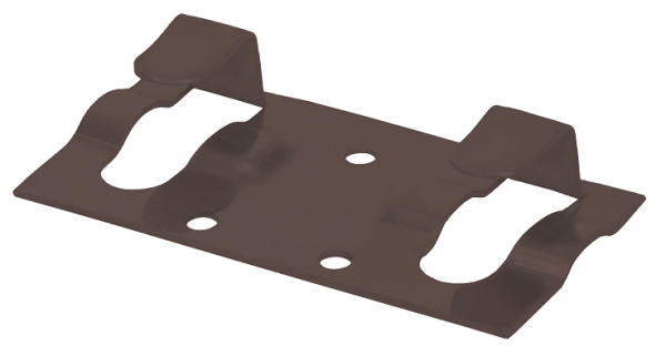 Кляймер стартовый Grinder для монтажа наличника коричневый купить в Александрове