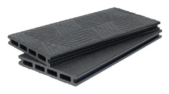 Террасная доска ДПК POLIVAN GROUP 3D+3D NEW пустотелая двухсторонняя DENPASAR Чёрный купить в Александрове