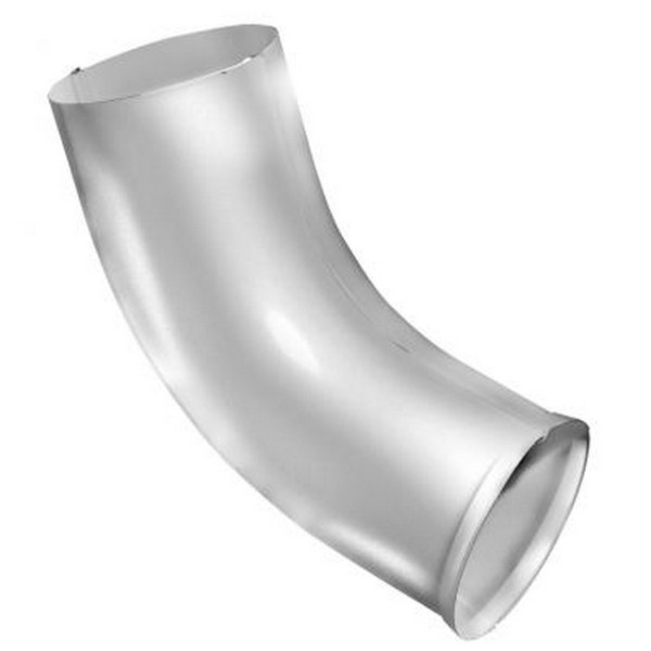 Водосток Grand Line 125x90 – Колено сливное RAL 9003 купить в Александрове