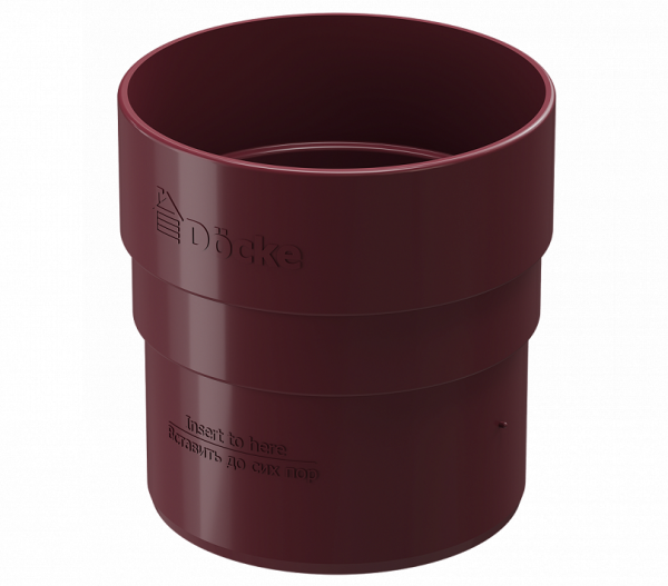 Муфта соединительная ПВХ Docke STANDART красный купить в Александрове