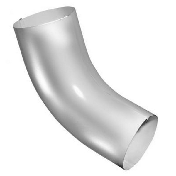 Водосток Grand Line 125x90 – Колено трубы RAL 9003 купить в Александрове