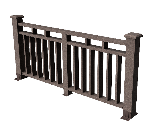 Ограждения декоративное ДПК GRINDERDECO Европа венге купить в Александрове